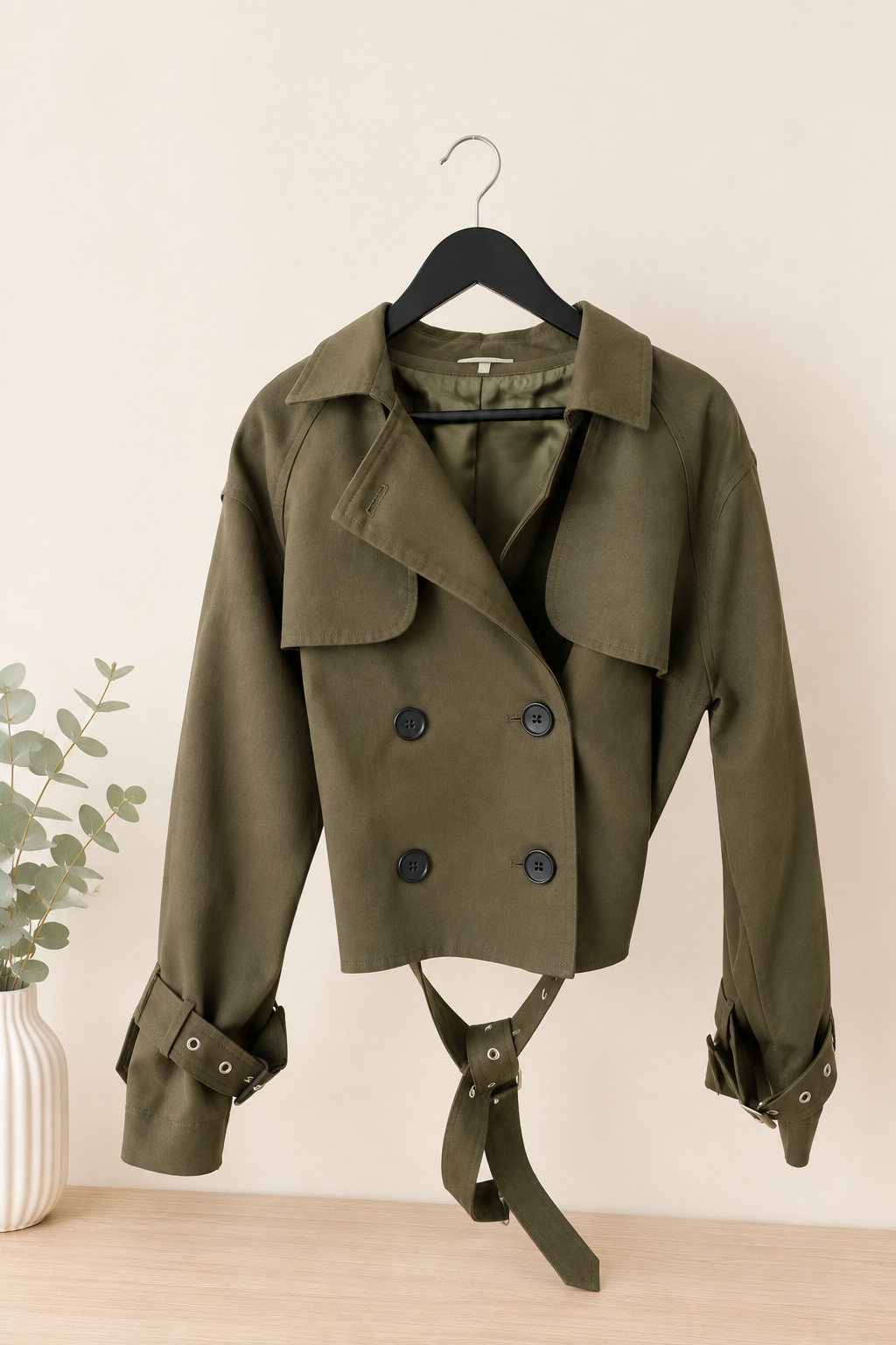 Trench Romy – Kaki ceinturé